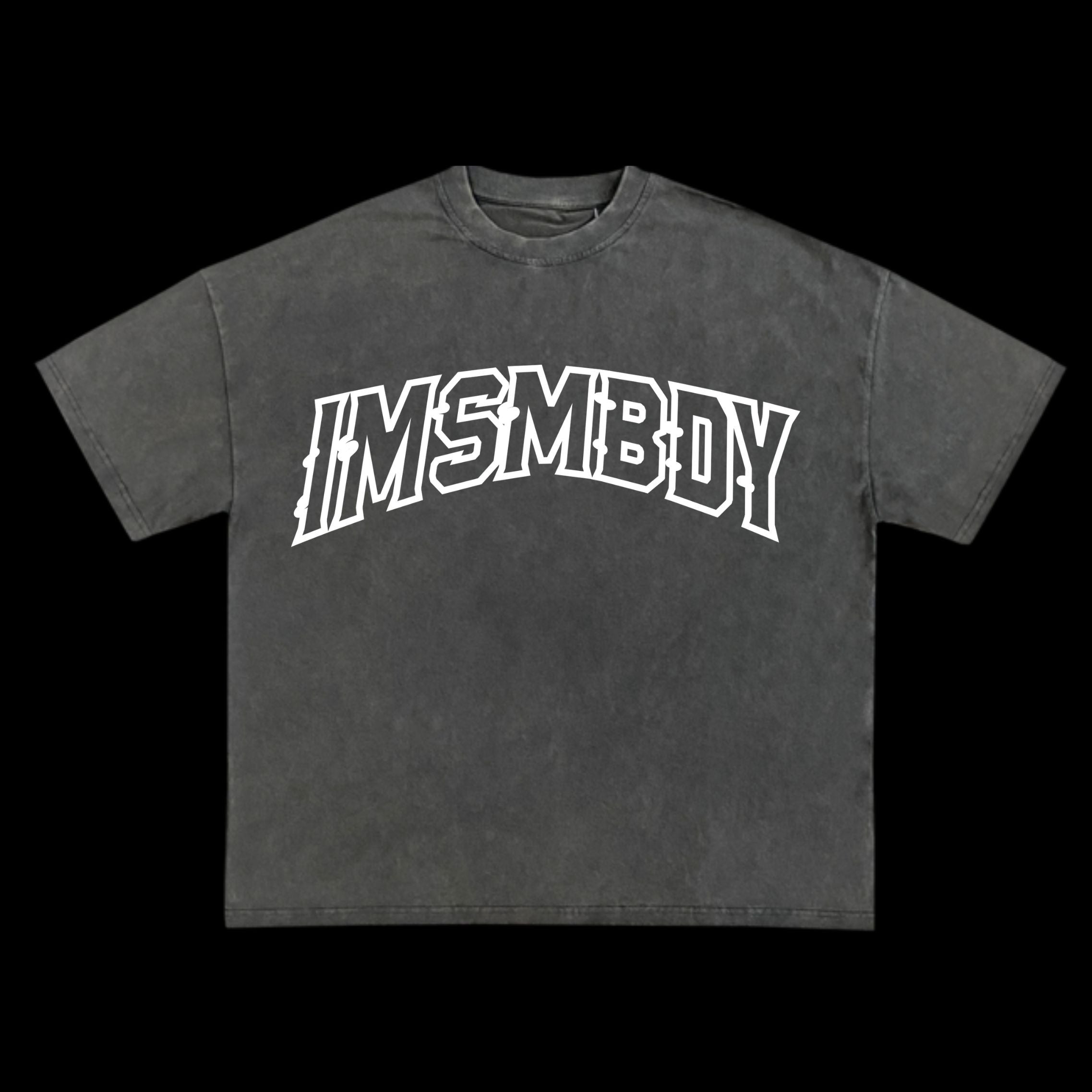 IMSMBDY Classic (White Print) Vintage T-Shirt