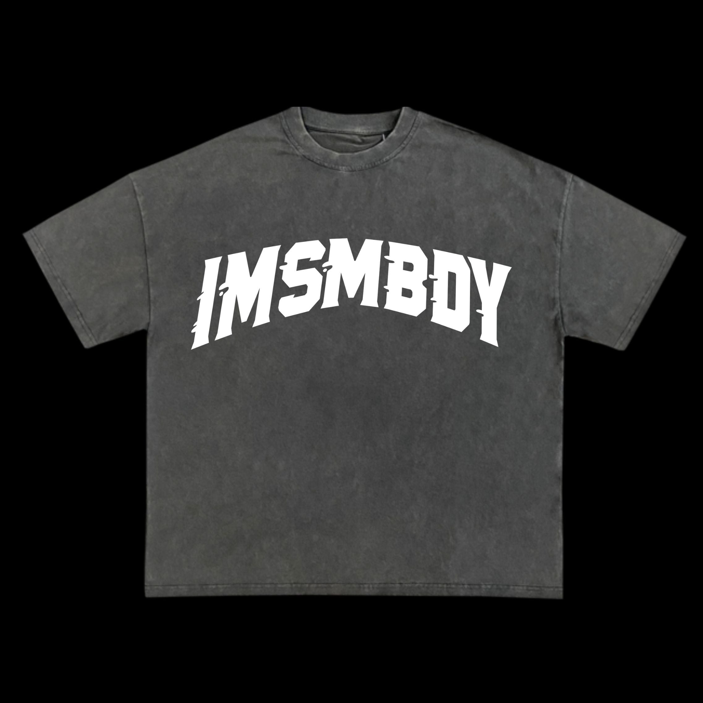 IMSMBDY Classic (White Print) Vintage T-Shirt