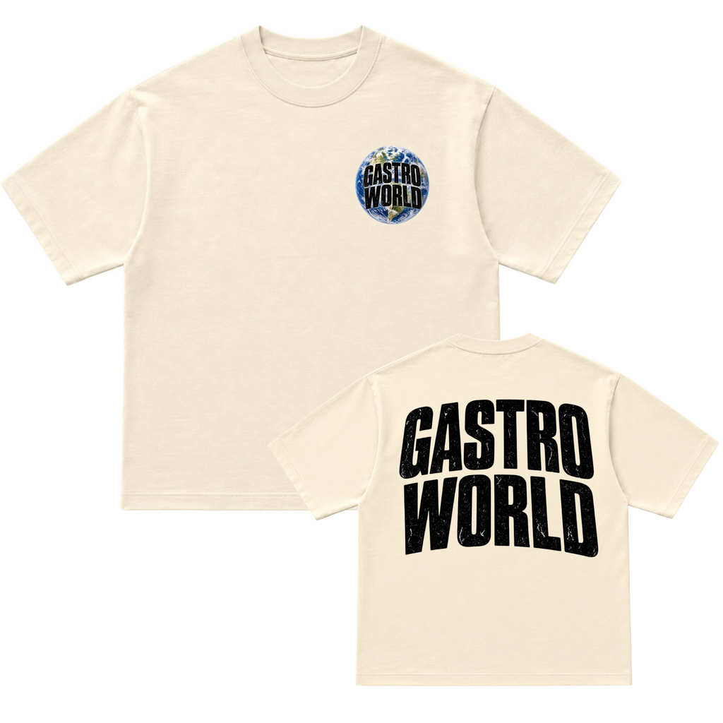 GASTROWORLD Global BLACK Stack T-Shirt