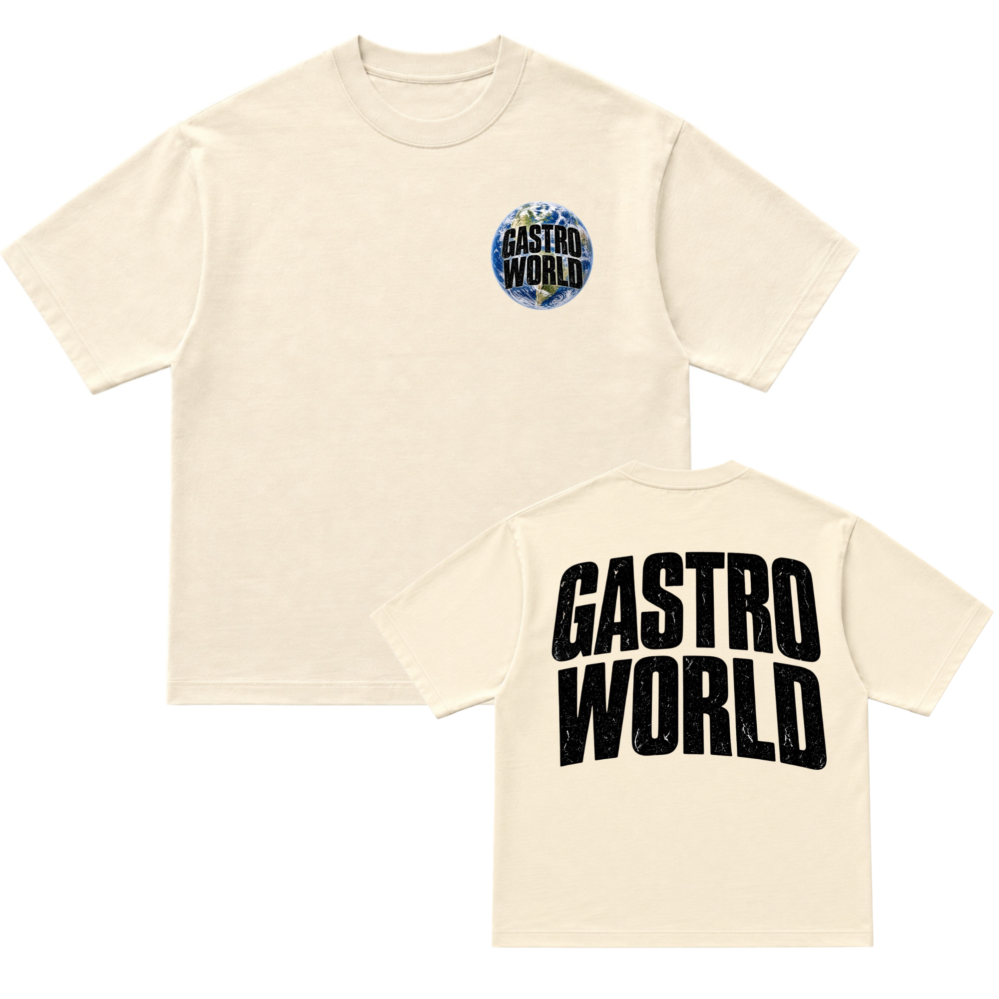 GASTROWORLD Global BLACK Stack T-Shirt