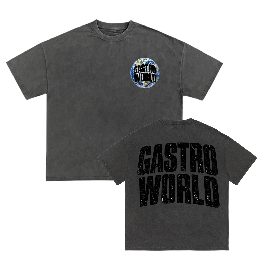 GASTROWORLD Global BLACK Stack T-Shirt