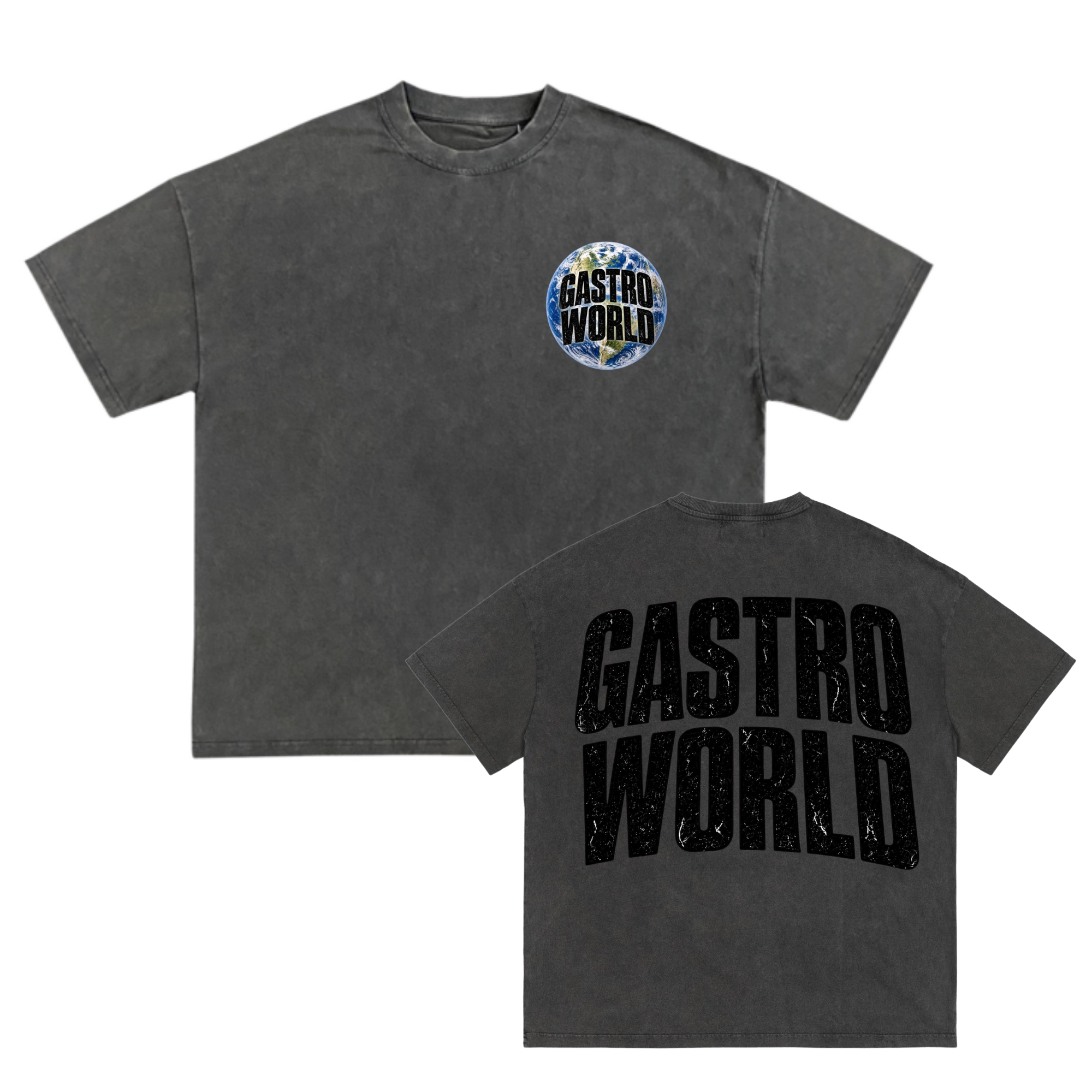 GASTROWORLD Global BLACK Stack T-Shirt