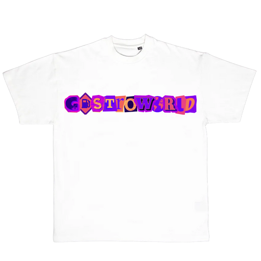 GASTROWORLD (Neon Purp) Cutout T-Shirt