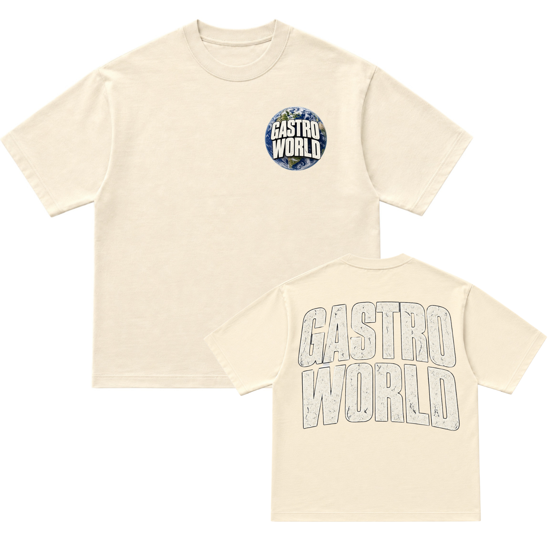 GASTROWORLD Global OFF-WHITE Stack T-Shirt