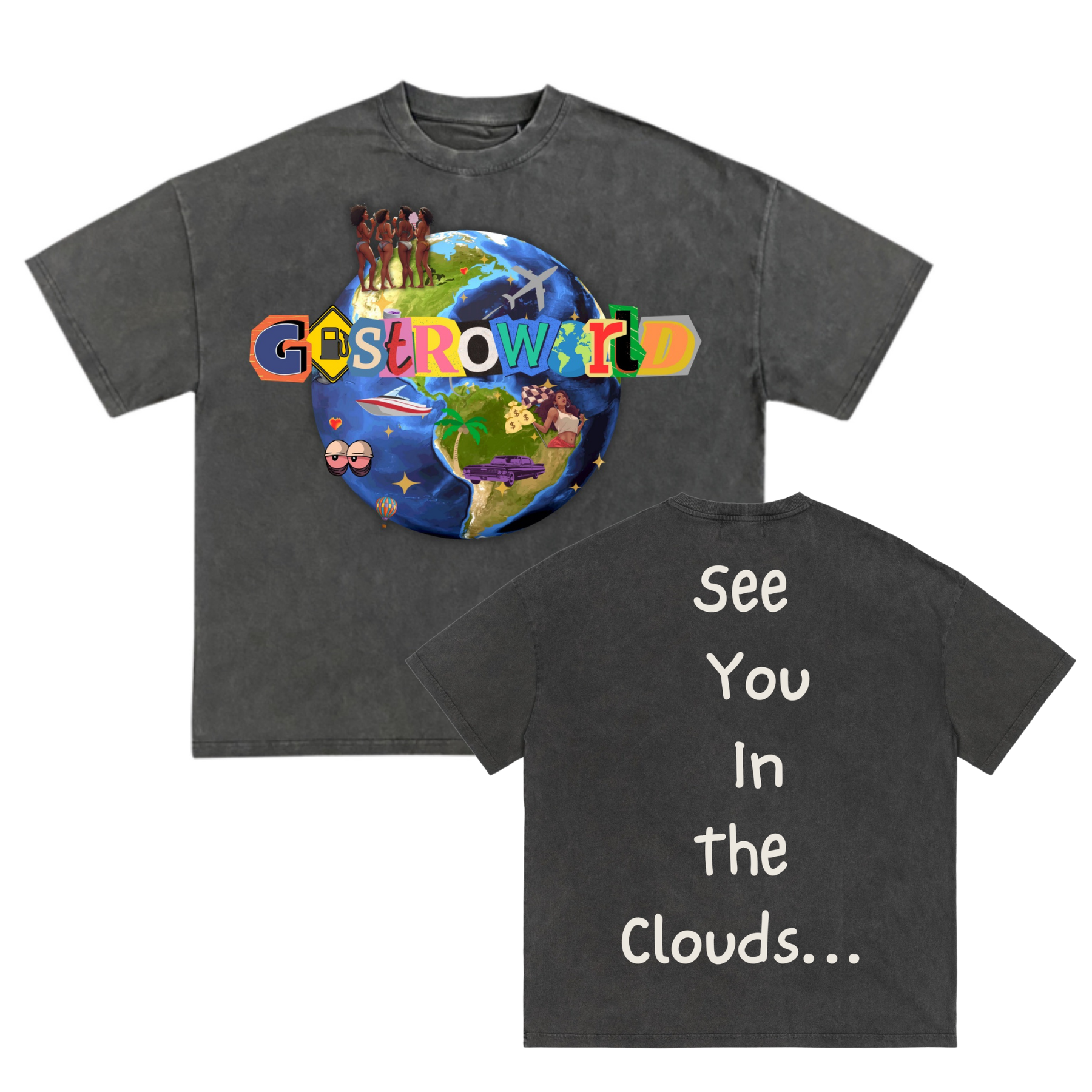 GASTROWORLD Global (Original) Cutout SYITC T-Shirt