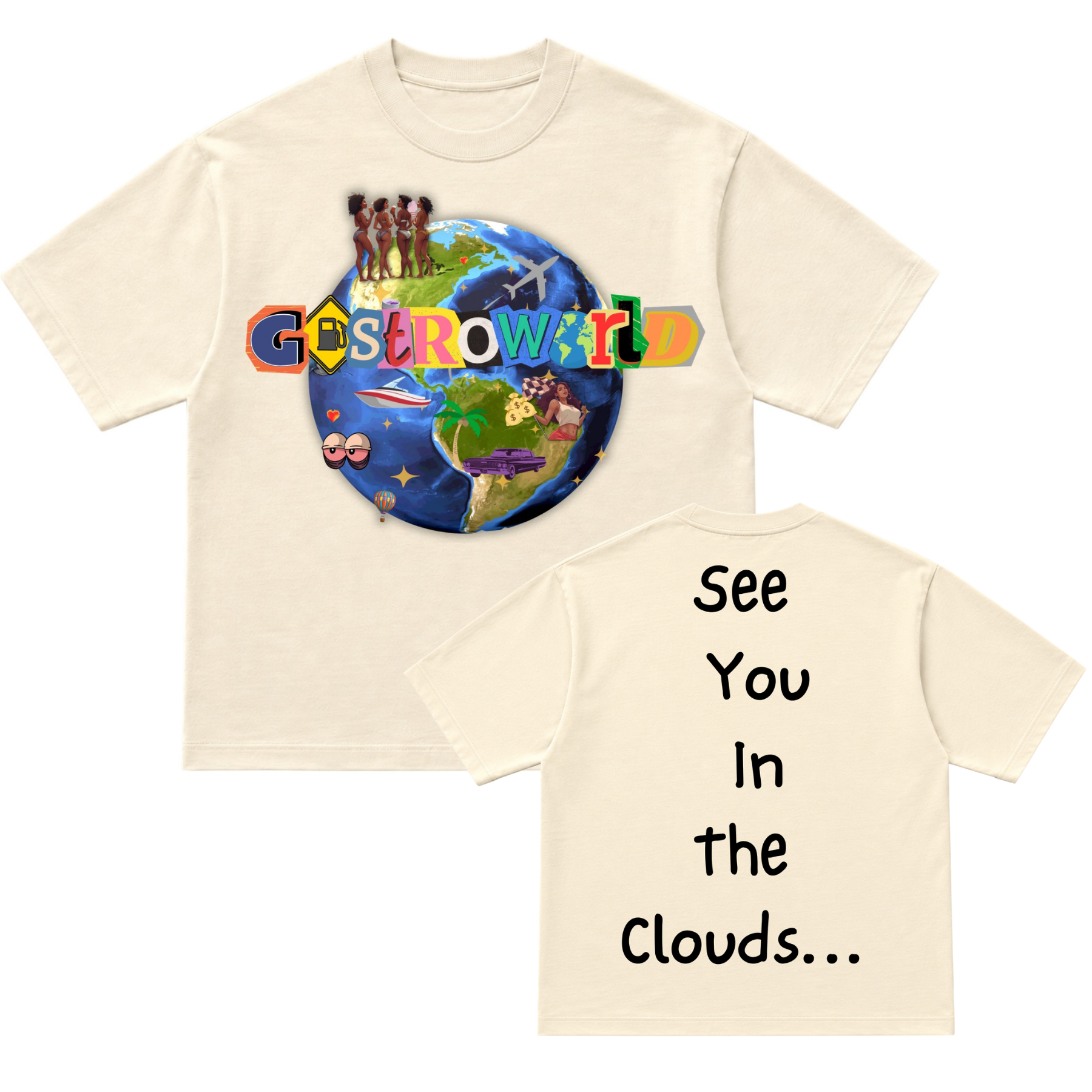 GASTROWORLD Global (Original) Cutout SYITC T-Shirt