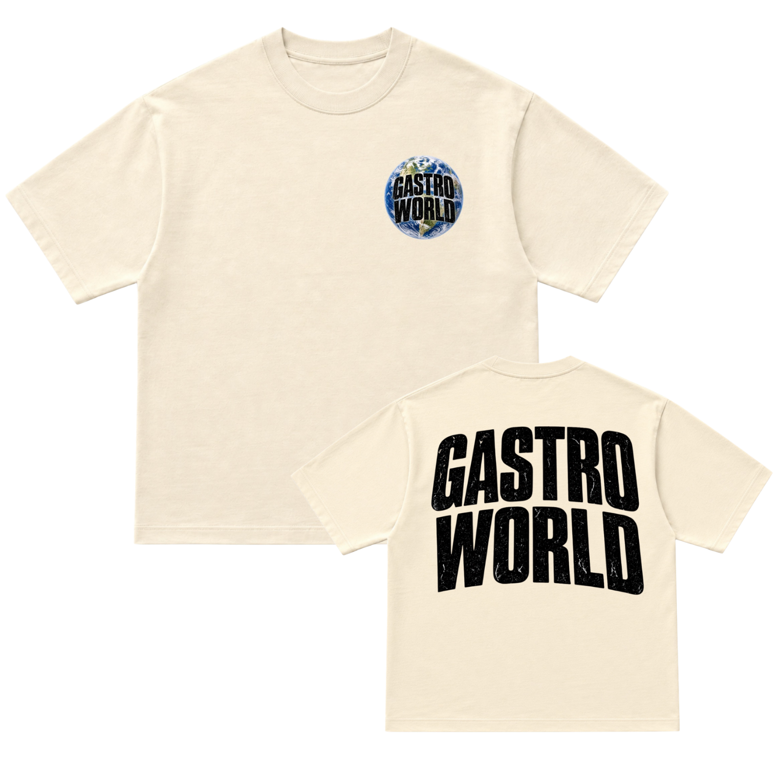 GASTROWORLD Global BLACK Stack T-Shirt