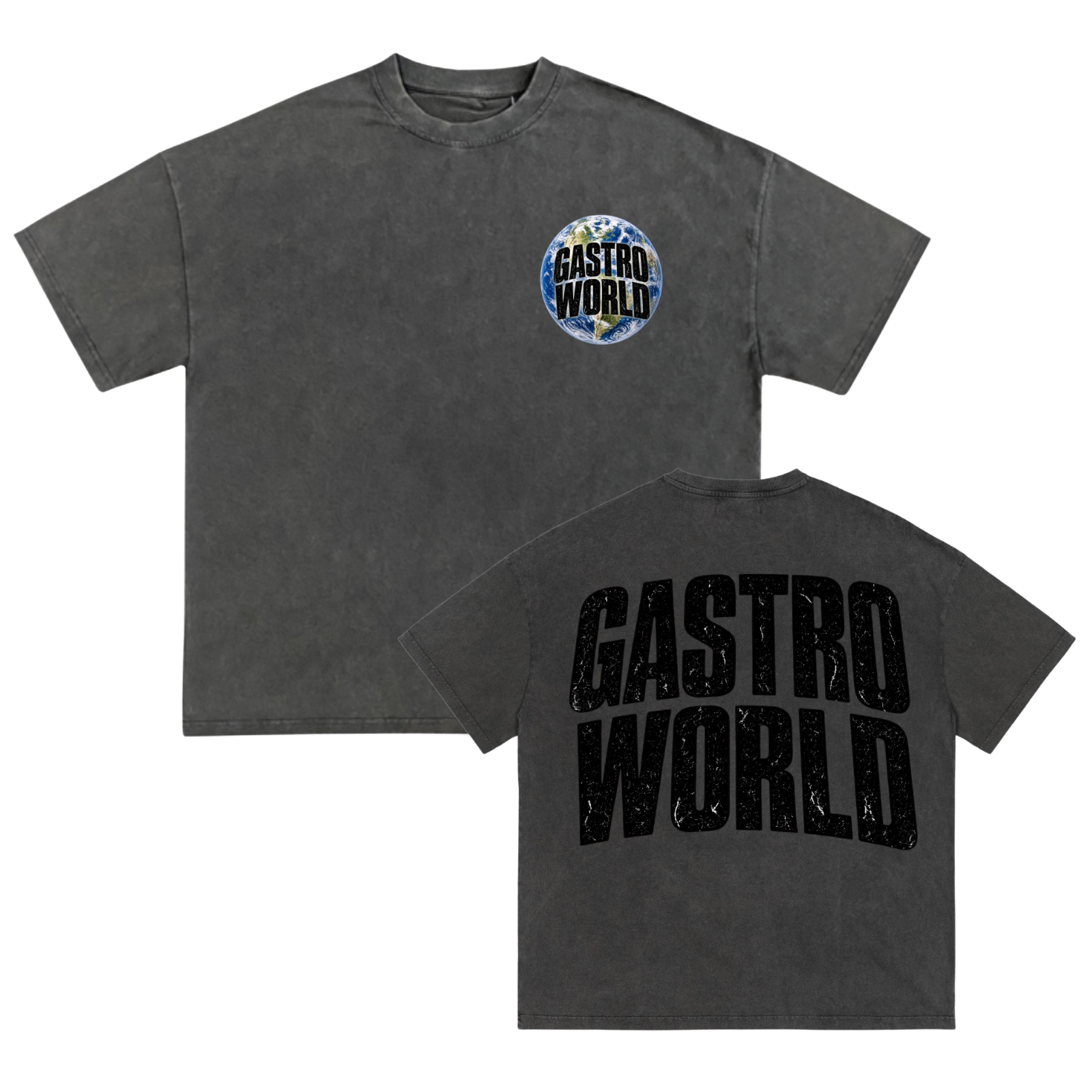 GASTROWORLD Global BLACK Stack T-Shirt