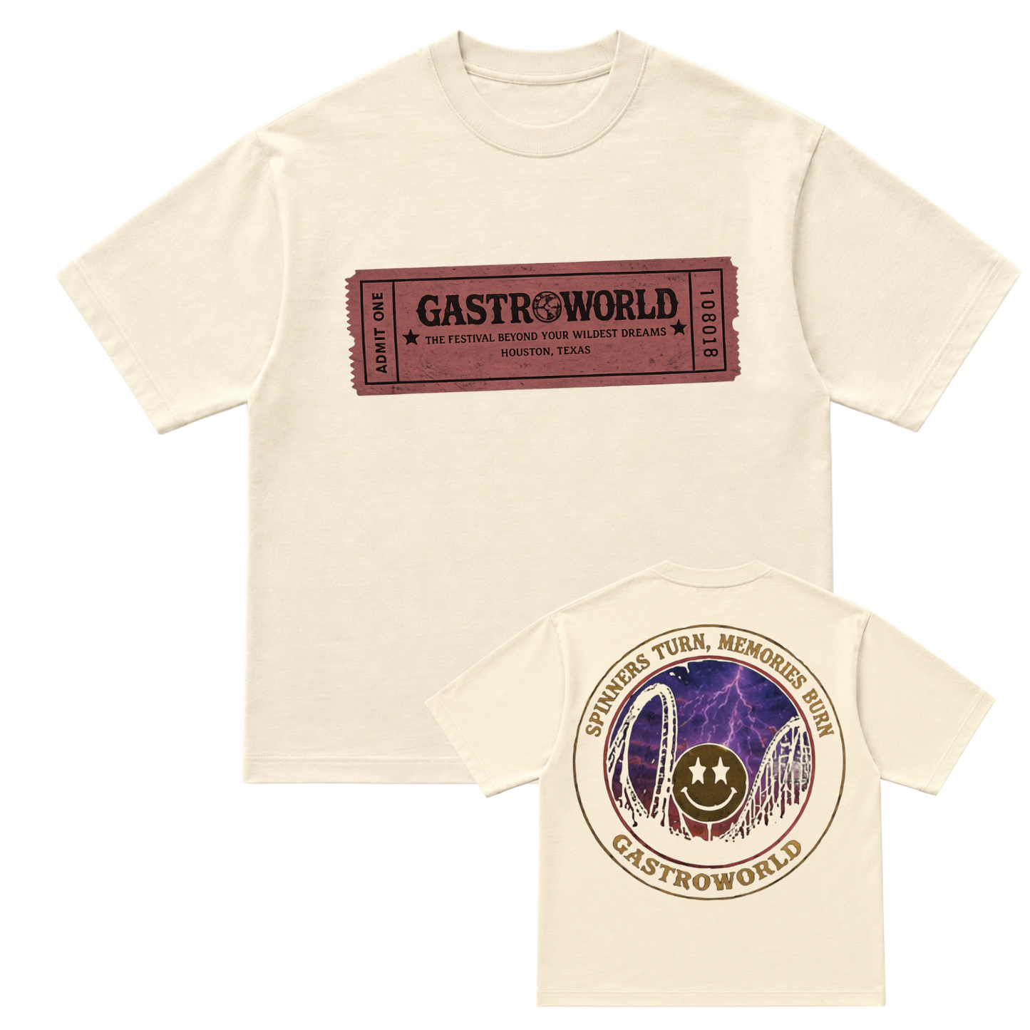 GASTROWORLD “Admit One” T-Shirt - Limited Release